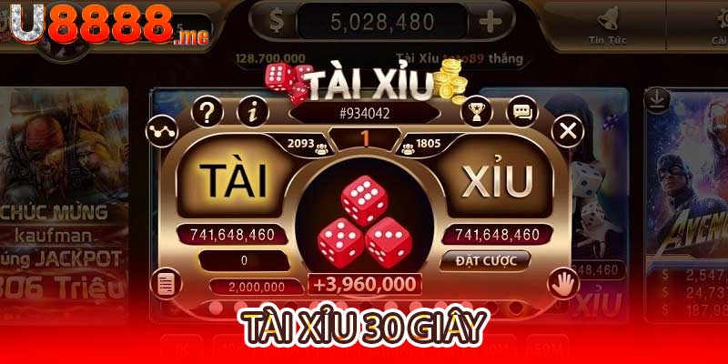 Tài Xỉu 30 Giây